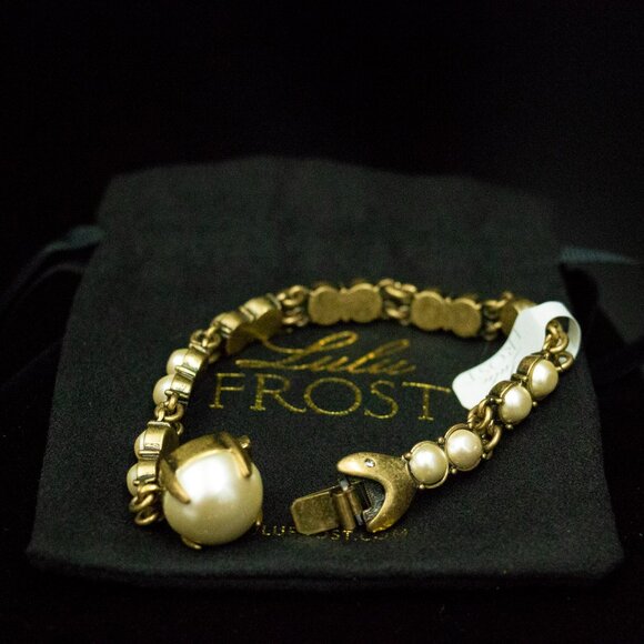 LULU FROST FAUX PEARL SNAKE BRACELET -  JBTYPA1 - Picture 4 of 7